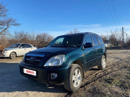 2007 Chery Tiggo (T11) I, зелёный, 450000 рублей, вид 2