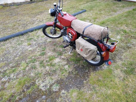 1978 Simson S51, пурпурный, 130000 рублей, вид 3