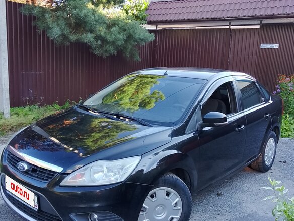 2008 Ford Focus II Рестайлинг, чёрный