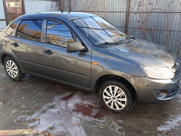 2013 Lada (ВАЗ) Granta I, серебристый, 330000 рублей - вид 5