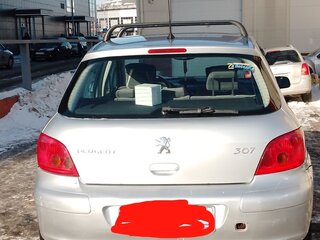 2005 Peugeot 307 I Рестайлинг, серебристый, 370000 рублей, вид 4
