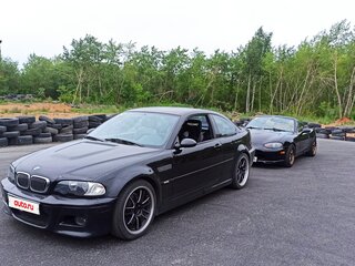 2002 BMW M3 III (E46), чёрный, 2400000 рублей, вид 1