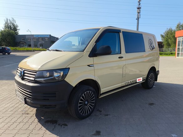 2016 Volkswagen Transporter T6, бежевый, 1900000 рублей - вид 6