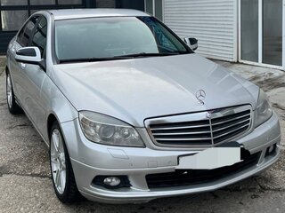 2007 Mercedes-Benz C-Класс 180 Kompressor III (W204), чёрный, 1100000 рублей, вид 3