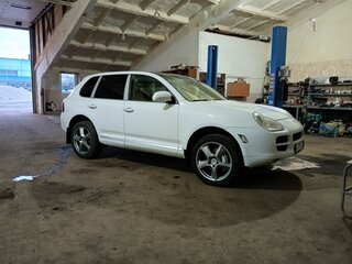 2004 Porsche Cayenne I (955), белый, 650000 рублей, вид 4