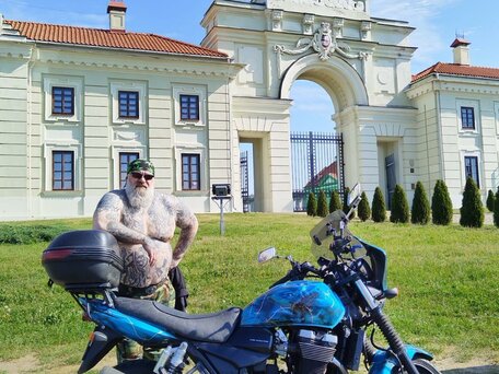 2002 Suzuki GSX 1400, синий, 350000 рублей, вид 2