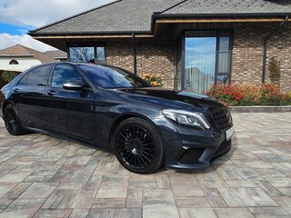 2014 Mercedes-Benz S-Класс 350 CDI BlueTEC VI (W222, C217), чёрный, 3600000 рублей, вид 3