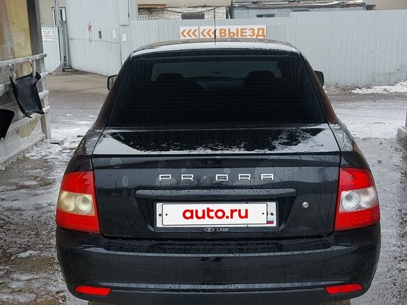 2011 Lada (ВАЗ) Priora I, чёрный, 320000 рублей - вид 12