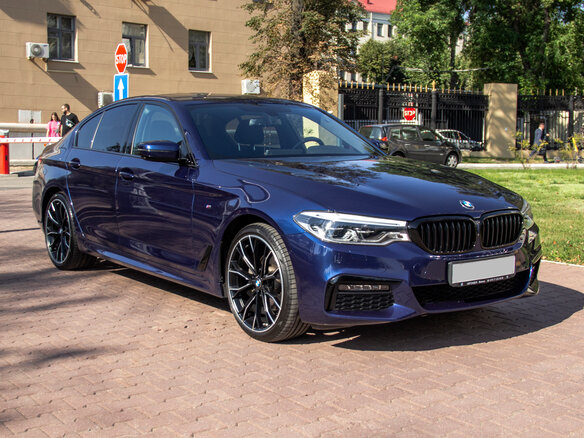 2020 BMW 5 серии 523i VII (G30/G31/G38), синий, 3250000 рублей