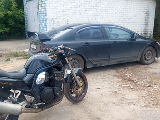 2007 Honda Civic VIII, чёрный, 700000 рублей, вид 3