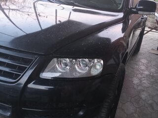 2003 Volkswagen Touareg I, чёрный, 850000 рублей, вид 5