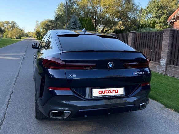 2020 BMW X6 M50d III (G06), синий, 6100000 рублей - вид 5