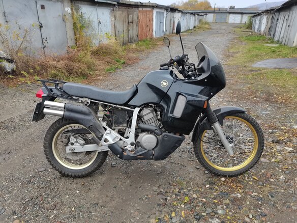 1991 Honda Transalp 400, чёрный, 255000 рублей - вид 9