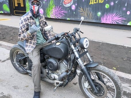 2000 Yamaha XVS400 Drag Star, чёрный, 330000 рублей, вид 5