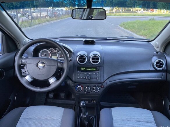 2008 Chevrolet Aveo I Рестайлинг, синий, 450000 рублей - вид 9