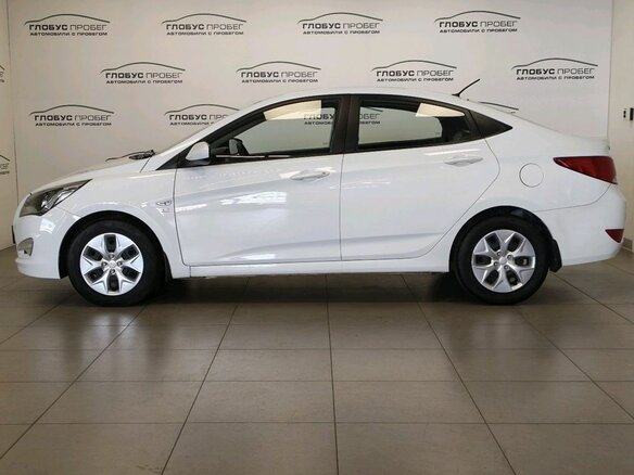 2014 Hyundai Solaris I Рестайлинг, белый - вид 14