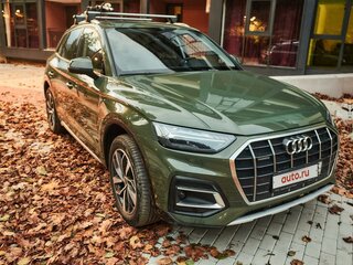 2021 Audi Q5 45 TFSI II (FY) Рестайлинг, зелёный, 3950000 рублей, вид 1