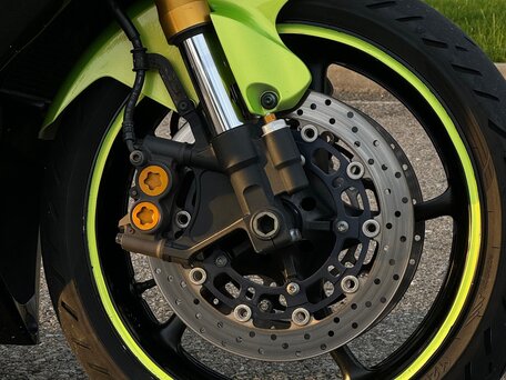 2007 Yamaha YZF-R6, зелёный, 680000 рублей, вид 5