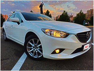 2016 Mazda 6 III (GJ) Рестайлинг, белый, 1785000 рублей, вид 5