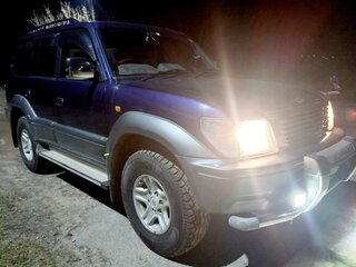 1996 Toyota Land Cruiser Prado 90 Series, фиолетовый, 1000000 рублей, вид 1