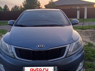 2013 Kia Rio 5-speed III, голубой, 750000 рублей, вид 1