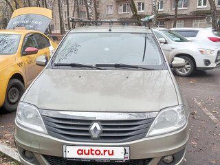 2011 Renault Logan I Рестайлинг, бежевый, 529000 рублей, вид 1