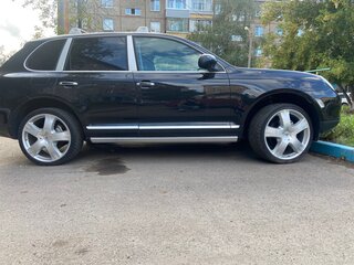 2003 Porsche Cayenne S I (955), чёрный, 1350000 рублей, вид 2
