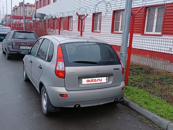 2007 Lada (ВАЗ) Kalina I, серый, 210000 рублей - вид 4