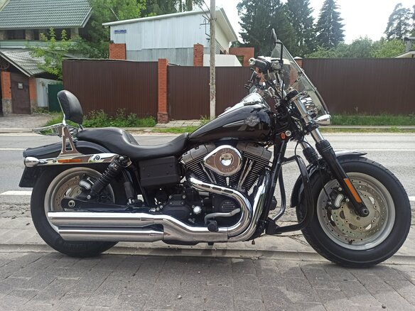 2010 Harley-Davidson Fat Bob, чёрный, 800000 рублей - вид 7