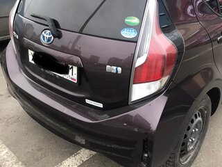 2015 Toyota Aqua I Рестайлинг, фиолетовый, 910000 рублей, вид 2