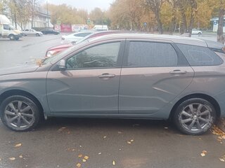 2021 Lada (ВАЗ) Vesta SW I, серый, 1500000 рублей, вид 4