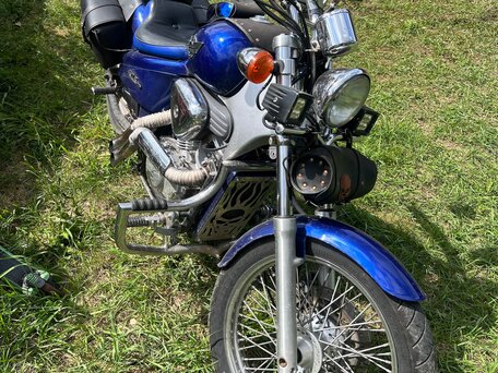 1994 Honda Steed 400, синий, 289000 рублей, вид 1