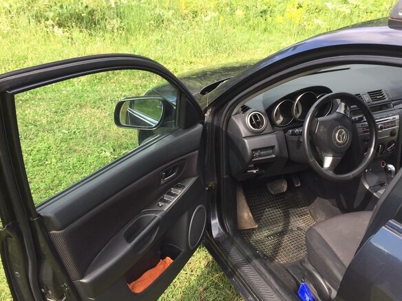 2007 Mazda 3 I (BK) Рестайлинг, синий, 710000 рублей - вид 8