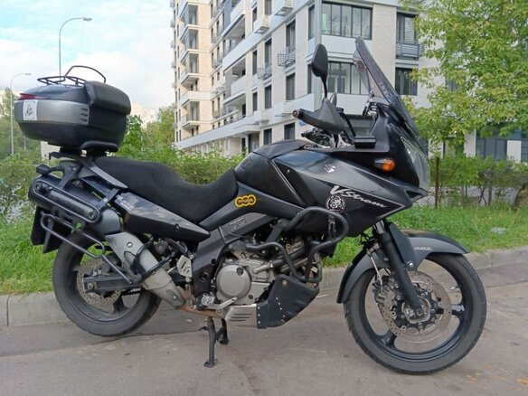 2007 Suzuki V-Strom DL 650, чёрный, 449900 рублей - вид 1
