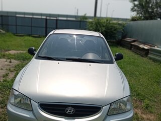 2011 Hyundai Accent ТагАЗ II, серебристый, 610000 рублей, вид 1