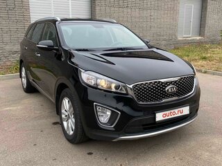 2017 Kia Sorento III Prime, чёрный, 2225000 рублей, вид 3