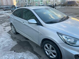 2012 Hyundai Solaris I, серебристый, 1200000 рублей, вид 3
