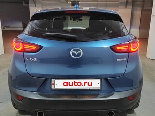 2021 Mazda CX-3 I Рестайлинг, синий, 1990000 рублей, вид 3