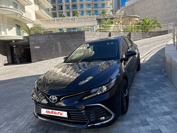 2023 Toyota Camry VIII (XV70) Рестайлинг, чёрный, 2950000 рублей - вид 8