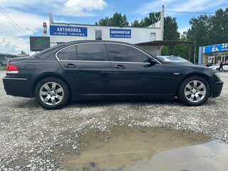 2007 BMW 7 серии 740i IV (E65/E66) Рестайлинг, чёрный, 1400000 рублей, вид 5