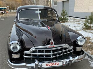 1953 ГАЗ 12 ЗИМ, чёрный, 3800000 рублей, вид 1
