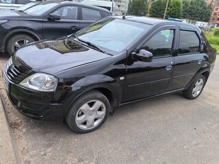2011 Renault Logan I Рестайлинг, чёрный, 410000 рублей, вид 3