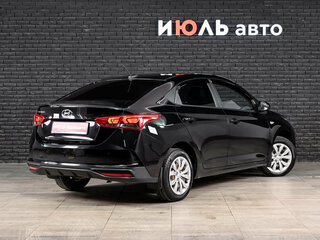 2020 Hyundai Solaris II Рестайлинг, чёрный, 1535000 рублей, вид 4