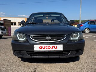 2011 Hyundai Accent ТагАЗ II, чёрный, 425000 рублей, вид 2