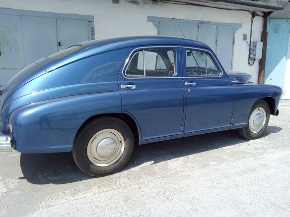 1957 ГАЗ М-20 «Победа», синий, 2800000 рублей - вид 17