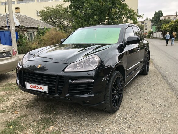 2007 Porsche Cayenne Turbo I Рестайлинг (957), чёрный, 1500000 рублей - вид 5