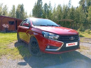 2018 Lada (ВАЗ) Vesta SW I, красный, 960000 рублей, вид 3