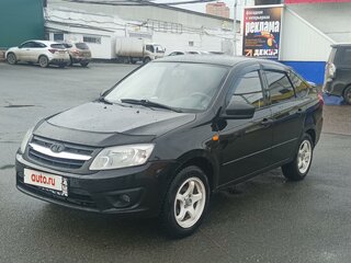 2014 Lada (ВАЗ) Granta I, чёрный, 370000 рублей, вид 1