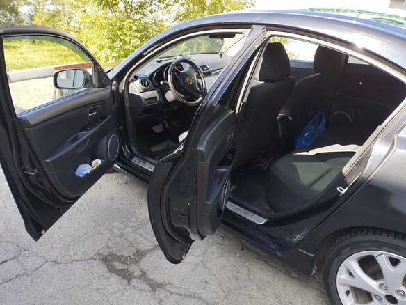 2008 Mazda 3 4-speed I (BK) Рестайлинг, чёрный, 650000 рублей - вид 5