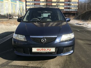 2002 Mazda Premacy I (CP), синий, 410000 рублей, вид 1